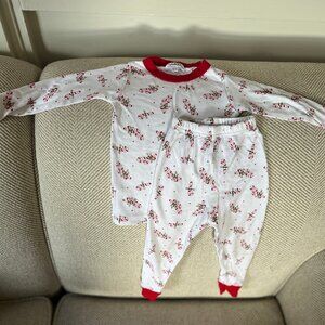 Toddler (18-24m) Soft Cotton Candy Cane Pajama Set